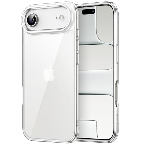 JETech Case for iPhone Air Non-Yellowing Shockproof Phone Bumper Cover Anti-Scratch Clear Back 6.5-Inch Display (Clear)
