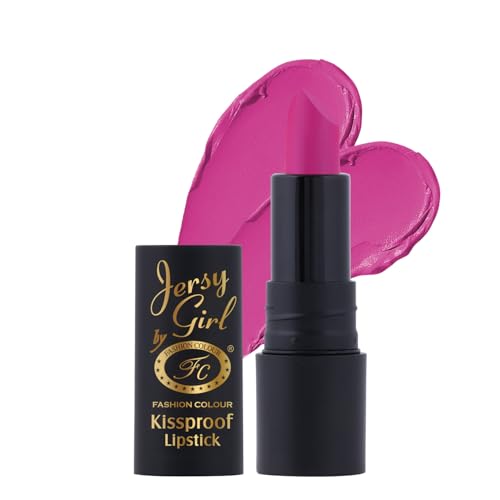 Image of Jersy Girl BY Fashion Colour Kissproof Lipstick | Matte Finish | 8hr Long Lasting | Creamy Texture | Infused with Vitamin E | One swipe Pigmentation | (01-Vivid Lilac, 3.8gm)