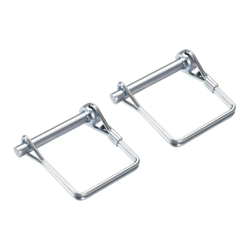 QUARKZMAN 2Pz Perno Accoppiamento Rimorchio, Diametro 3/16, Lunghezza Perno Accoppiamento 1-5/8, Perno Bloccaggio Albero Quadrato Rimorchi Agricoli, Carri Agricoli e Giardino