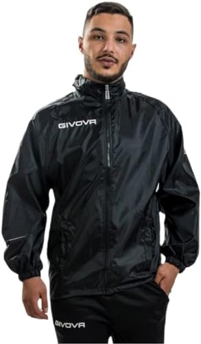 Givova, rain basico, negro, XL