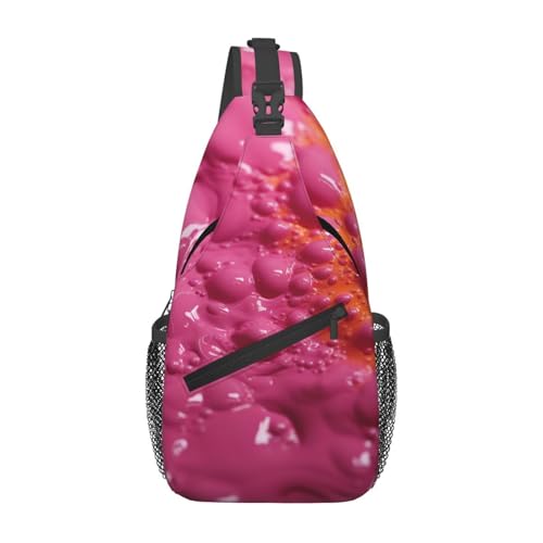 Bolso tipo sling unisex negro para trekking y viaje miniatura 1