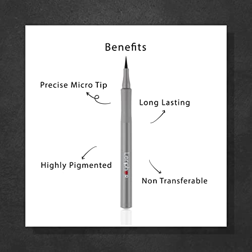 Image of Lenphor Sketch It Eye Liner Waterproof Smudge Proof Matte Finish Eye Makeup Precision Tip for Professional Strokes Intense Look Smooth Application