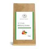 Té Verde Hibisco y Frutas 100 g – Té Verde Sencha y Chun Mee con Hibisco, Granada y Mandarina | La Tetera de la Abuela