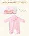 JingleBaBa Unisex Baby Snowsuit Winter Outfits Toddler One Piece Fashion Bodysuit Infant Coat Jumpsuit 0-3 Months