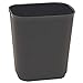 7 gal. Rectangular Black Trash Can