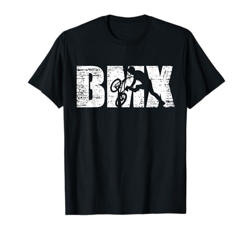 BMX - Distressed Look BMX Rider T-Shirt