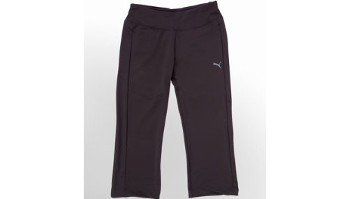 Image of Puma Women's Slim Fit Regular Pants Tights Trousers (50626905 Black Small)