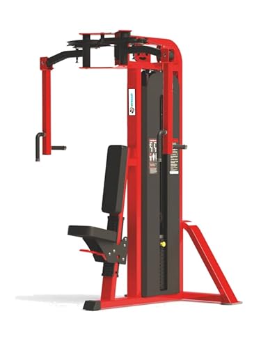 Image of Mybeast PEC Dec with Rear Dealt with Adjustable Seat and Overhead Handles for Commercial Use for Targeting Chest Muscles and Shoulder Muscles
