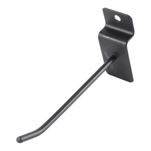 Durlo 20-teiliges Lamellenwandhaken-Set, robuste Lamellenwand-Regalhalterungen, Aufhängehaken, Stecktafel-Gitterwand-Panelhaken für Garagen, Geschäfte, Einzelhandelsdisplays