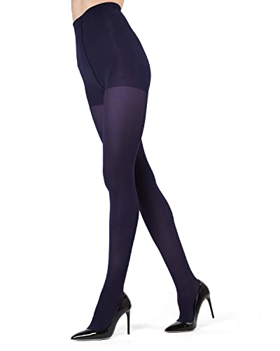 Image of Melas Control Top Tights, 60 Denier, Opaque, Nylon, Spandex, Tummy Control Womens Tights- Sizes Small - Q2