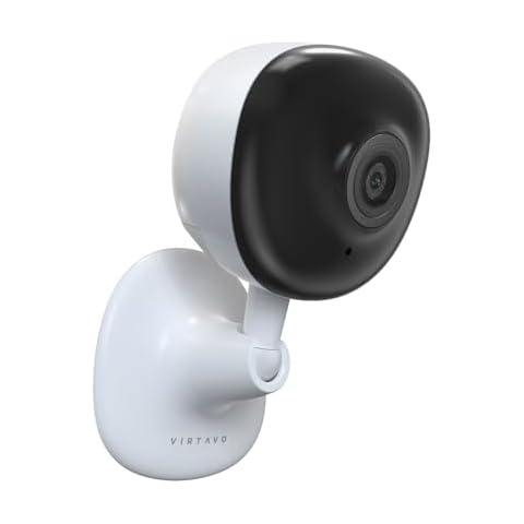 virtavo Cam ET1-2K Home Security Camera, Indoor/Outdoor, Starlight Color Night Vision, Motion Detection, 2-Way Audio, Cloud/SD Storage, IP65, Magnetic, Wired, 2.4GHz WiFi Cover