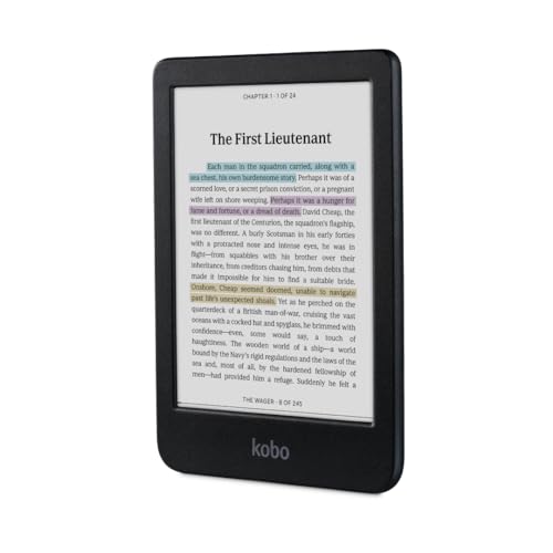 Kobo Clara Colour | eReader | 6" Glare-Free Colour E Ink Display | Dark Mode Option | Waterproof | Audiobooks | 16GB of Storage | Black - Image 4