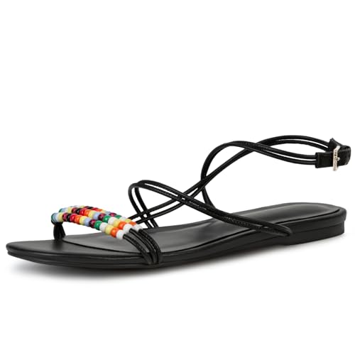 Image of Jelly Shoes for Women Jelly Mesh Flat Sandals Closed Toe Round Toe Slides Flats Slip on Summer Slippers Mules