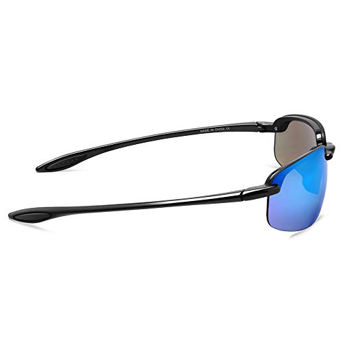 Image of JULI Sports Sunglasses for Men Women Tr90 Rimless Frame for Running Fishing Baseball Driving MJ8001