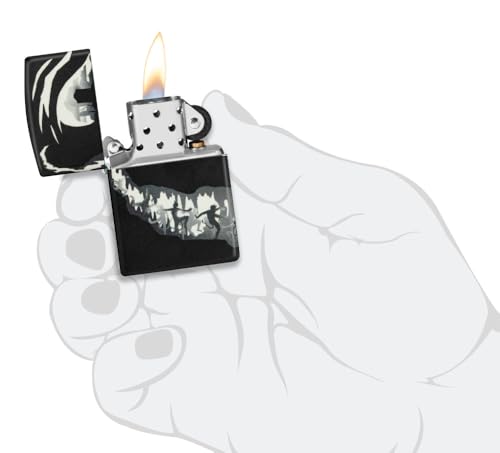 Image of Zippo Devil Dance Design 540 Color Glow in the Dark Pocket Lighter