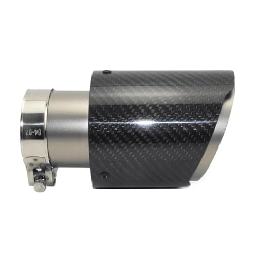 Embout d'échappement embout de silencieux voiture carbone 57mm 89mm sablage