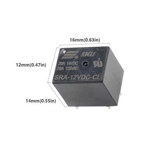 Relé SRA-24VDC-CL 5Pin para reparación de circuitos de automoción y electrónica industrial 5