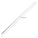 POBADY 2PCS 8 Sections Telescopic Antenna SMA Male Connector Radio Replacement Antenna 73.5cm/28.9IN for TV AM FM Radio Stereo Receiver