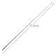 Vecys 8 Abschnitte Teleskopantenne SMA Männlich Anschluss Radio Ersatzantenne 735mm für TV AM FM Radio Stereo Receiver (2 Stück)