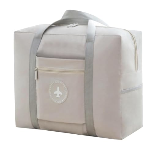 Women Tote Bag, Travel Duffel Bag Personal Item Travel Bag Carry on Luggage Gym Bag Weekender Overnight Bag for Women and Girls (Khaki)