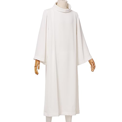BLESSUME Church Priest Liturgical Alb Robe4