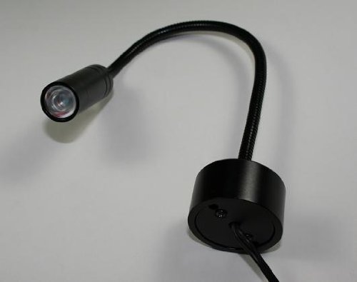 Map Light Chart Light Gooseneck 12 volt fixture Red Color 1 Watt LED for Car, Truck, Boat, RV and Aircraft applications