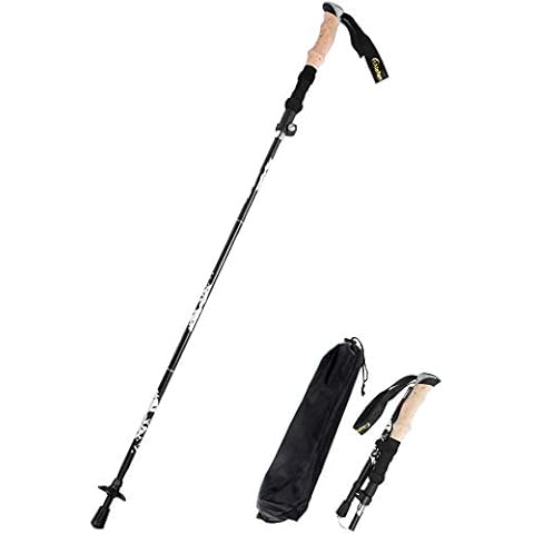 A ALAFEN Aluminum Collapsible Ultralight Travel Trekking Hiking Pole Cover