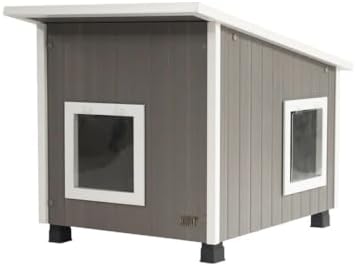 Outdoor Wood Heater for House: Are These 5 Choices Worth Your Investment? 7 New Age Pet ECOFLEX XL Outdoor Cat House - Durable, Moisture-Resistant Wood Plastic Composite, Dual Entry, Easy Assembly, Elevated Floor for Ventilation, Compatible with Heated Pad, 10-Year Warranty