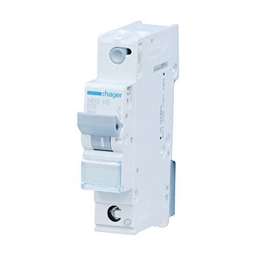Hager MBS113 Leitungsschutzschalter 1polig B13A 6kA QC EAN 3250614314728 Hager MBS113 Leitungsschutzschalter 1polig B13A 6kA QC EAN 3250614314728