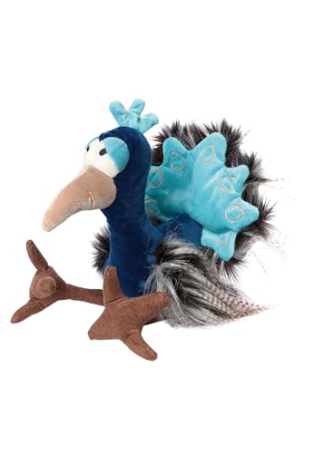 Sigikid Peluche de Pavo Real Ciao, Kikeriki para niños y Adultos, para coleccionar, Regalar, Jugar, abrazar