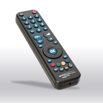 Simplified PC Programmable remote directly online for Digital Terrestrial (with Menu) and TV