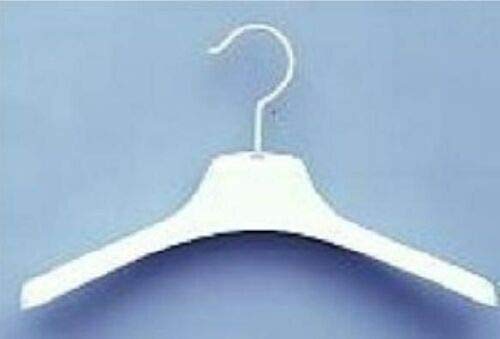 Store Fixture Supplies 2 Pack Shoulder Hangers White 17.5"