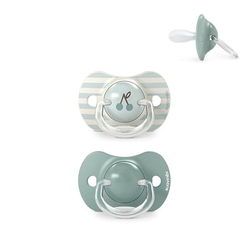Suavinex, Pack de 2 Chupetes para Bebés +18 Meses, con Tetina Fisiológica de...