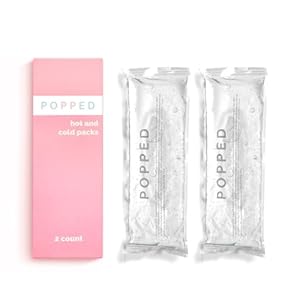 Popped Reusable Gel Hot and Cold Packs 2 Count