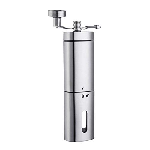 Einstellbare Manuelle Kaffeemühle, Keramik-Edelstahl-Kaffeebohne Mühle Schleifen-Ring-Easy Clean Kitchen Tools,B