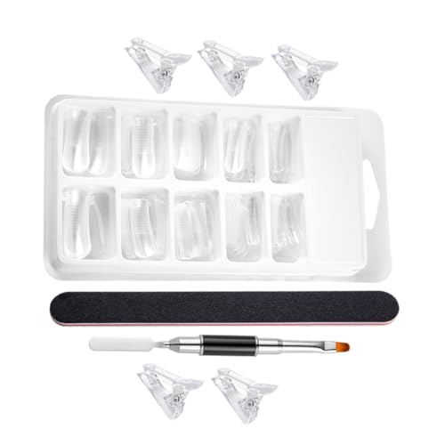 Set de herramientas para uñas postizas con 100 piezas miniatura 1