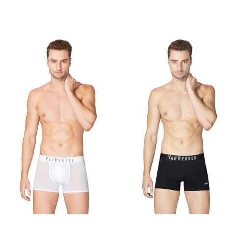Image of Van Heusen Men's Trunk Pack of- 1 |Air Series|Light as air|Mesh Fabric|Breathable Active Trunks Moisture Wicking|No Ride Up Sweat Absorbant|Underwear for Active Wear|Style 40047