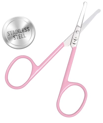 Coco'S Closet CCFBA-BABYSCISSOR-BALLETPINK Cocos Safety Baby Nail Scissors, Baby Nail Clippers For Fingernail And Toenails, Small Scissors For Toddlers, Infant, Adults And Kids cover