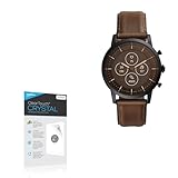 🧩 [PERFECT FIT] BoxWave Screen Protector Compatible With Fossil Collider HR Hybrid Smartwatch. Two (2) Award-winning, crystal clear screen protectors, PRECISION-CUT to fit your device's exact dimensions! Save the extra one for later, or share it with...