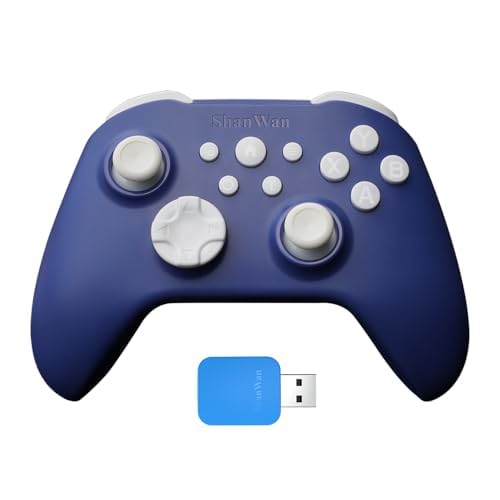 I doppi joystick a effetto Hall offrono una precisione priva di drift; supporta il rilevamento del movimento a 6 assi per un'esperienza più immersiva e fluida nei giochi sparatutto, di guida e d'azione.