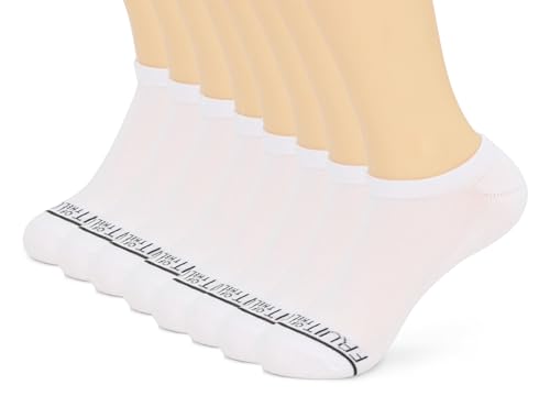 Image of Fruit of the Loom No Show Socks Womens 8 Pack - Arch Support, Soft Cushioned, Breathable Low Cut Ankle Socks for Women