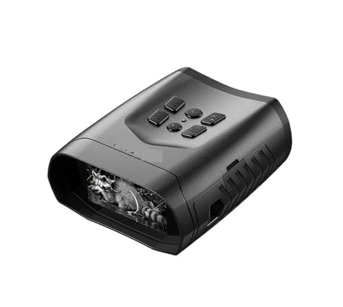 LBNVBC Telescopio de visión Nocturna con Zoom Digital 3X-15X, Lente óptica, binoculares de 1080P, batería Recargable de 3000mah, mira de HD