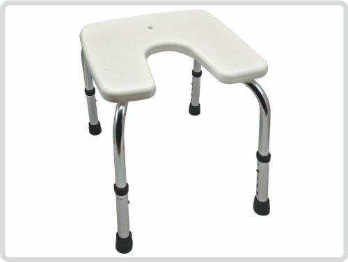 Preisvergleich Produktbild Duschhocker höhenverstellbar, Badehocker, Hocker, Duschsitz, Duschschemel ohne Rückenlehne *Top-Qualität*