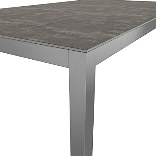 OUTLIV. Rimini II Gartentisch 160x90 cm mit Gestell aus Edelstahl und Tischplatte aus Cearag Glas, moderner Eyecatcher… – Bild 6