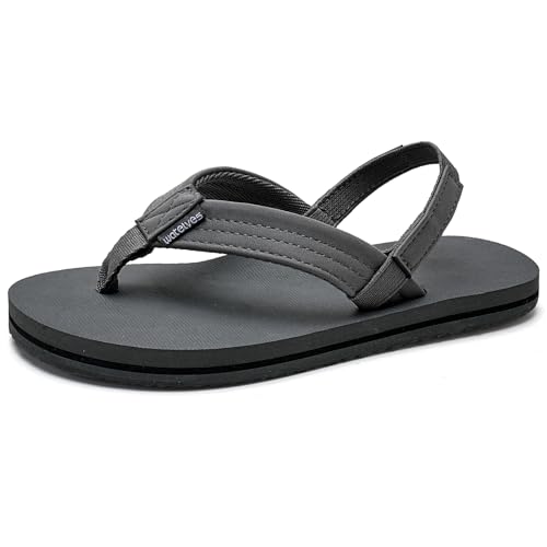 WateLves Toddler Flip Flops Girls Boys Sandals Shoes Kids Slip on Summer Sandals for Bath Shower Beach Pool (Toddler/Little Kid/Big Kid)