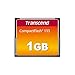 Transcend 1GB CompactFlash 133 Speicherkarte (CF-Karte) bis zu 30MB/s, unterstützt Ultra DMA-Übertragungsmodus 4 mit MLC NAND Flash, ideal für Einsteiger-DSLRs - TS1GCF133
