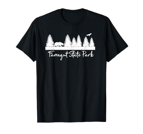 Farragut State Park Bear Wilderness Forest Campground Woods T-Shirt
