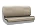 Coverking Custom Fit Rear Bench Seat Cover for Select Chevrolet Models - Genuine Leather (Beige)