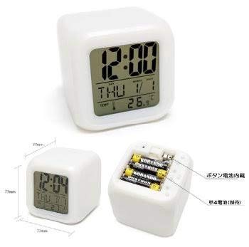 7 Color Changing Clock 4 https://m.media-amazon.com/images/I/31DR1dfagQL.jpg