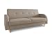 Produktbild Schlafsofa Kelso - klick-Klack Sofa mit Bettkasten und Schlaffunktion, Bettsofa, Schlafcouch mit Holzfüße, Couch vom Hersteller, Couchgarnitur (Beige (Twist 02))